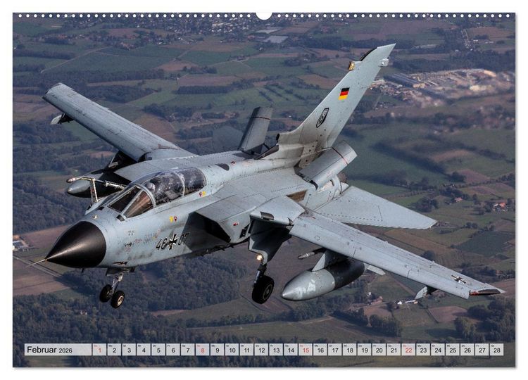 Produktbild: Milit&auml;rjets aus aller Welt (Wandkalender 2026 DIN A2 quer), CALVENDO Monatskalender