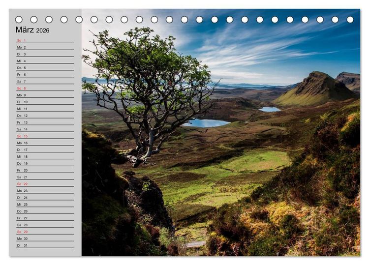 Produktbild: Schottland. Herbe Natursch&ouml;nheit (Tischkalender 2026 DIN A5 quer), CALVENDO Monatskalender