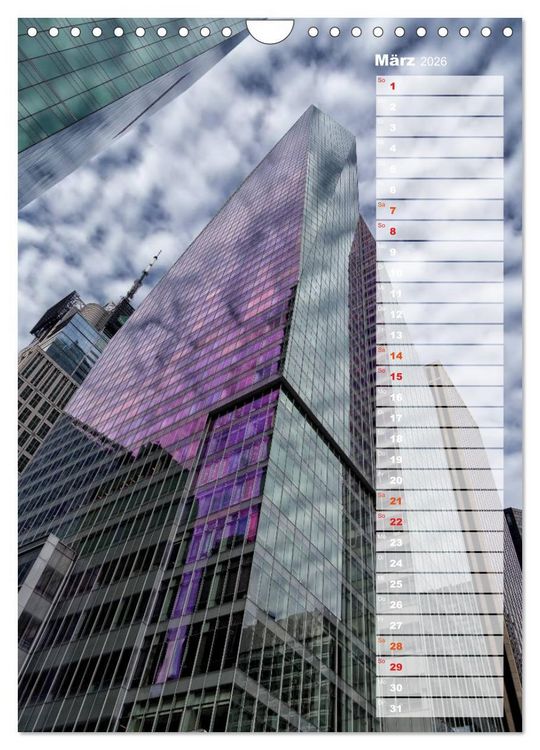 Produktbild: New York City Geburtstagskalender (Wandkalender 2026 DIN A4 hoch), CALVENDO Monatskalender
