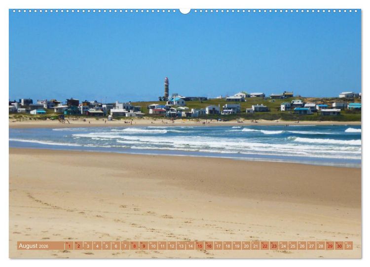 Produktbild: Uruguay - Bienvenido al R&iacute;o de la Plata (hochwertiger Premium Wandkalender 2026 DIN A2 quer), Kunstdruck in Hochglanz