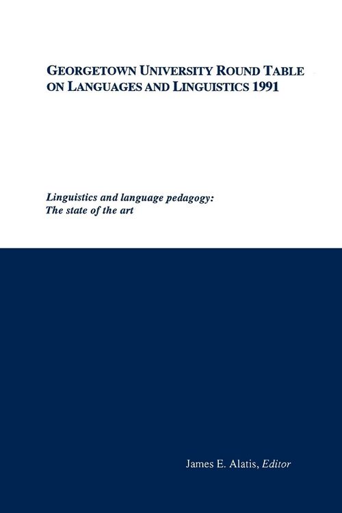 Produktbild: Georgetown University Round Table on Languages and Linguistics (GURT) 1991