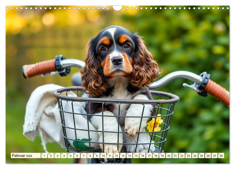 Produktbild: American Cocker Spaniel (Wandkalender 2026 DIN A3 quer), CALVENDO Monatskalender