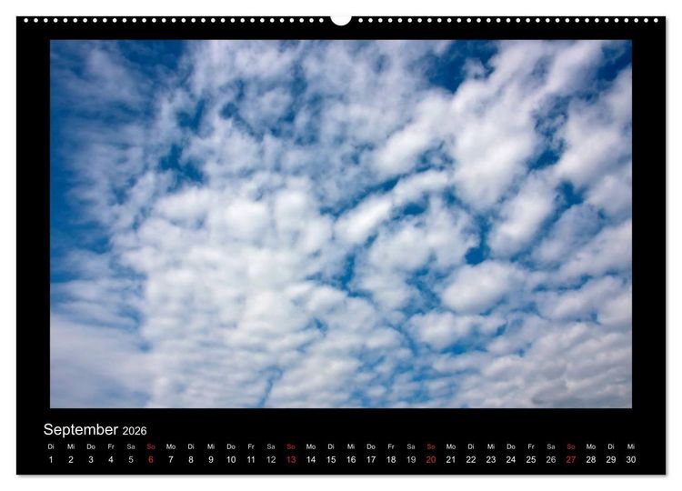 Produktbild: Wolkenbilder (hochwertiger Premium Wandkalender 2026 DIN A2 quer), Kunstdruck in Hochglanz