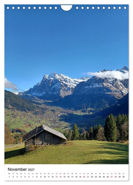 Produktbild: Traumhafte Bergwelt - Im Bann des Lichts (Wandkalender 2027 DIN A4 hoch), CALVENDO Monatskalender