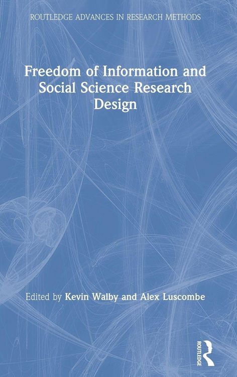 Produktbild: Freedom of Information and Social Science Research Design