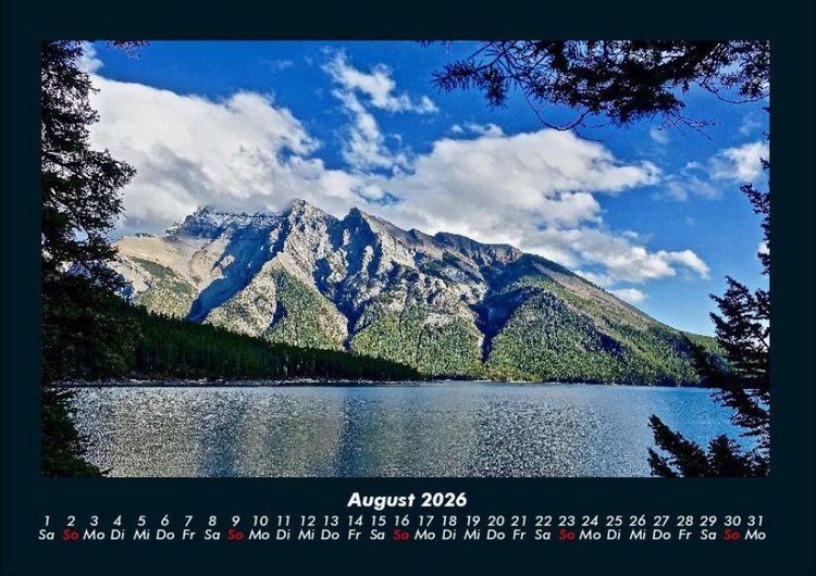 Produktbild: Die Seen der Erde 2026 Fotokalender DIN A4