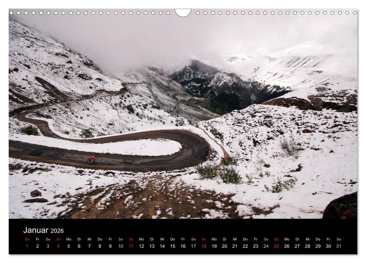 Produktbild: Alpenp&auml;sse auf dem Rennrad Vol. 1 (Wandkalender 2026 DIN A3 quer), CALVENDO Monatskalender