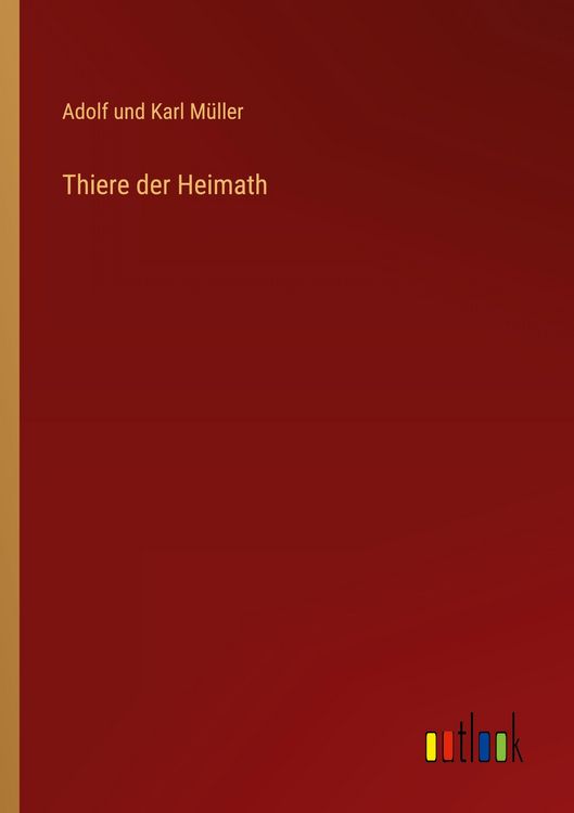 Produktbild: Thiere der Heimath