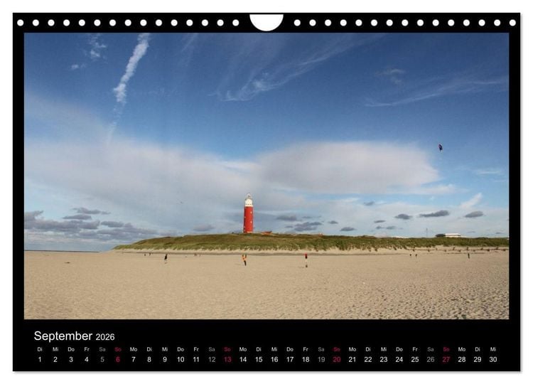 Produktbild: Texel, eine Perle Hollands (Wandkalender 2026 DIN A4 quer), CALVENDO Monatskalender