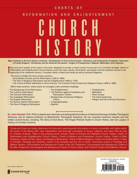 Produktbild: The Charts of Reformation and Enlightenment Church History