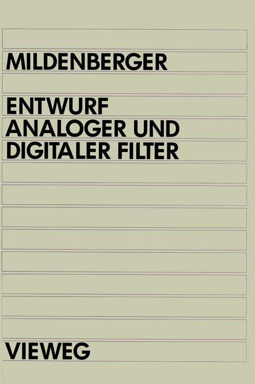 Produktbild: Entwurf analoger und digitaler Filter