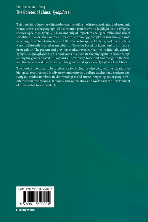 Produktbild: The Boletes of China: Tylopilus s.l.