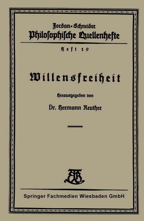 Produktbild: Willensfreiheit