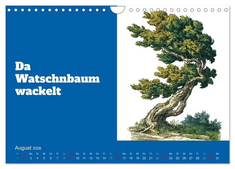 Produktbild: Gria&szlig; Eich! Bayern Kalender mit Dialekt und Mundart (Wandkalender 2026 DIN A4 quer), CALVENDO Monatskalender