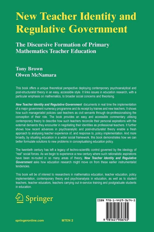 Produktbild: New Teacher Identity and Regulative Government