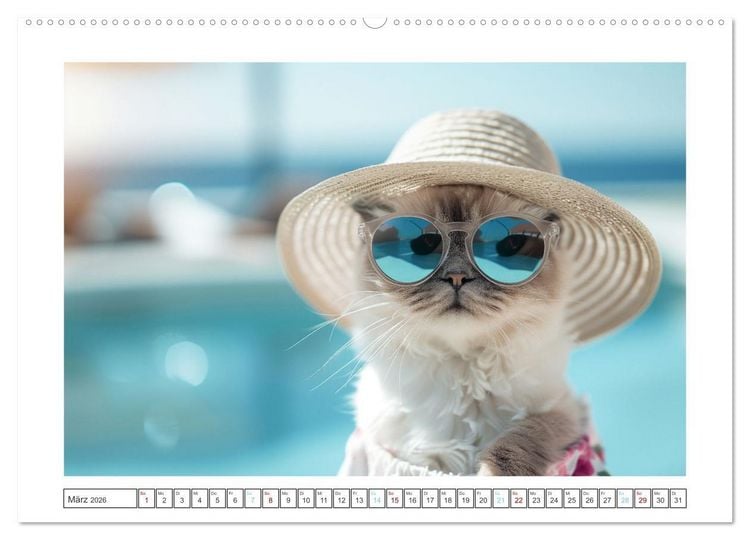 Produktbild: Hei&szlig;er Sommer (Wandkalender 2026 DIN A2 quer), CALVENDO Monatskalender