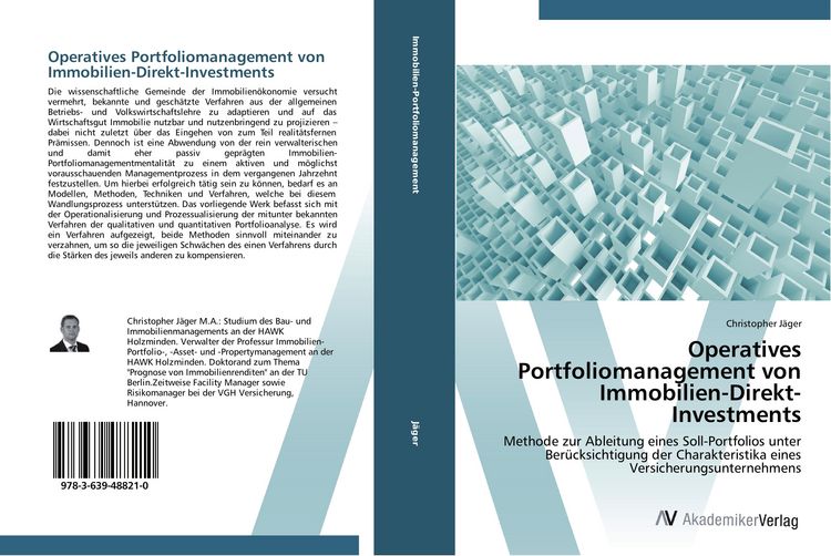 Produktbild: Operatives Portfoliomanagement von Immobilien-Direkt-Investments