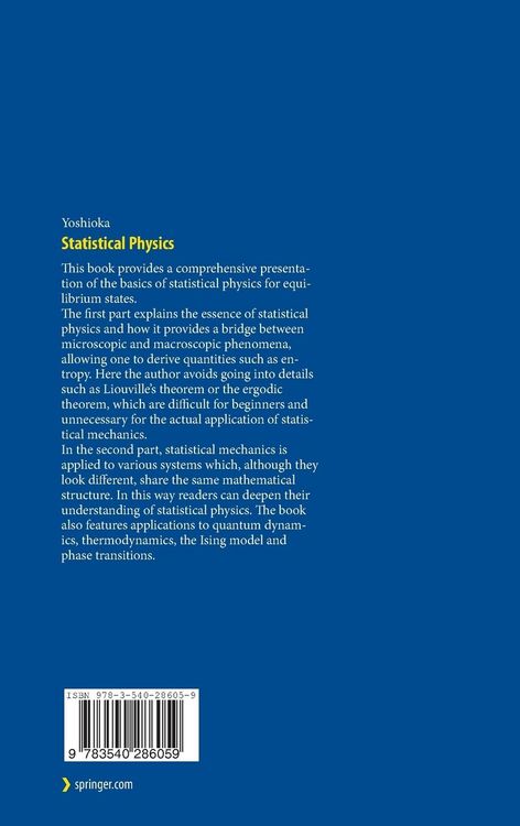 Produktbild: Statistical Physics
