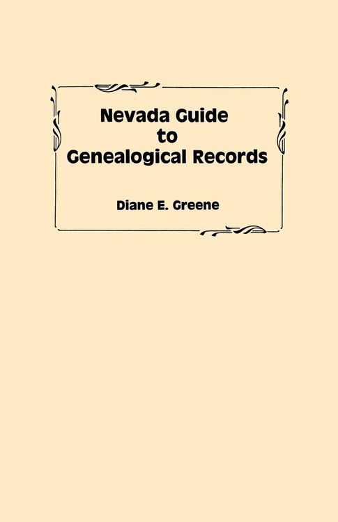 Produktbild: Nevada Guide to Genealogical Records
