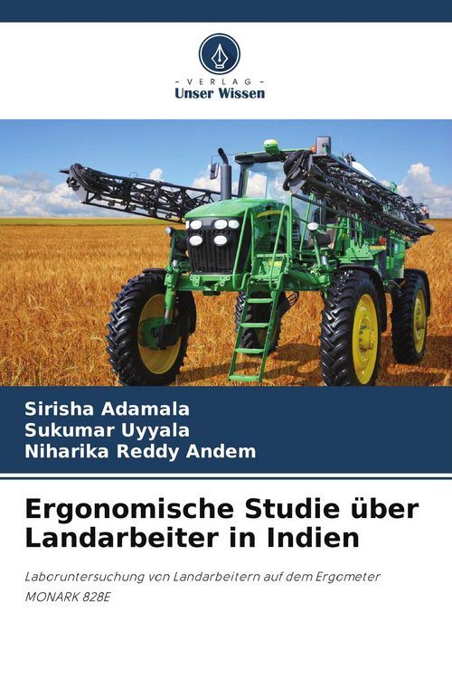 Produktbild: Ergonomische Studie &uuml;ber Landarbeiter in Indien