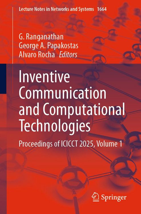 Produktbild: Inventive Communication and Computational Technologies