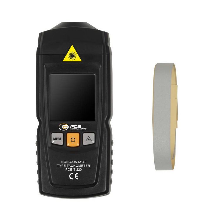 Produktbild: PCE Instruments PCE-T 220 Handtachometer optisch 99999 U/min (max)