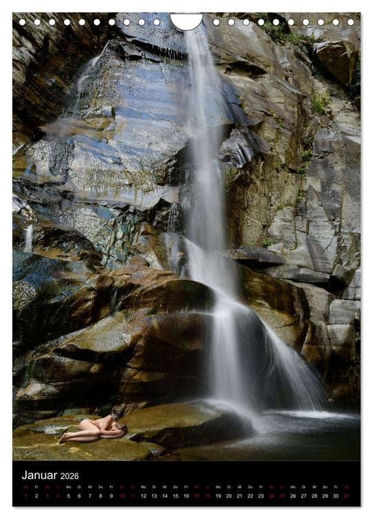 Produktbild: Wasserf&auml;lle im Tessin - Aktaufnahmen an sch&ouml;nen Wasserf&auml;llen in der S&uuml;dschweiz (Wandkalender 2026 DIN A4 hoch), CALVENDO Monatskalender