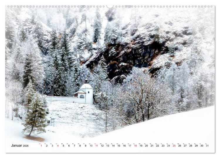 Produktbild: WINTERZAUBER Reit im Winkl und Umgebung (Wandkalender 2026 DIN A2 quer), CALVENDO Monatskalender