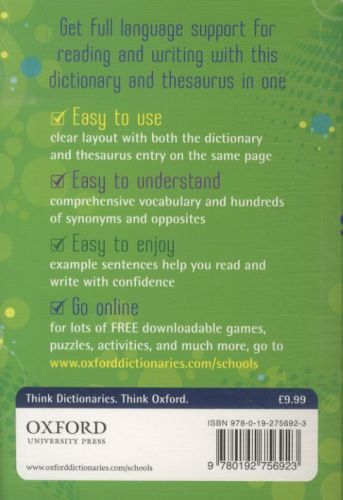 Produktbild: Oxford School Dictionary & Thesaurus