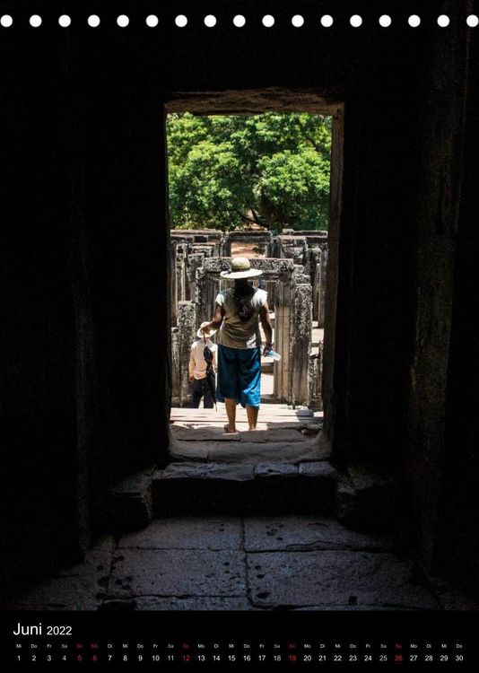 Produktbild: Kambodscha - K&ouml;nigreich der Tempel (Tischkalender 2022 DIN A5 hoch)