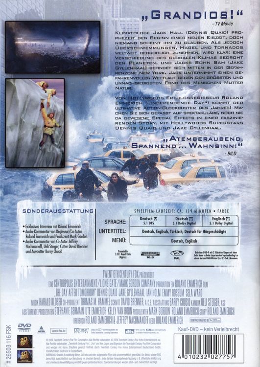 Produktbild: The Day After Tomorrow