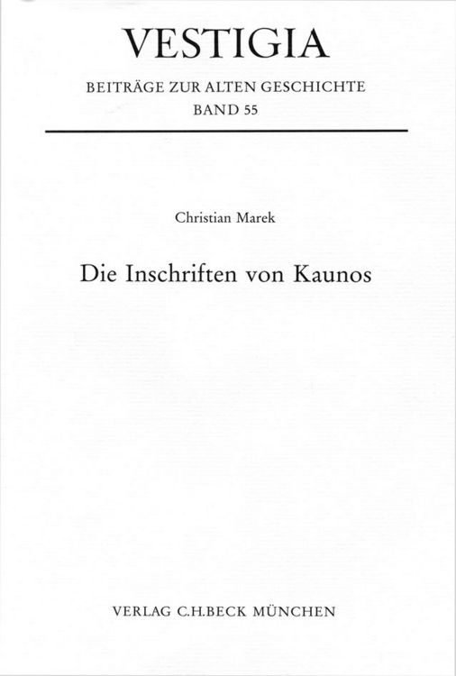 Produktbild: Die Inschriften von Kaunos