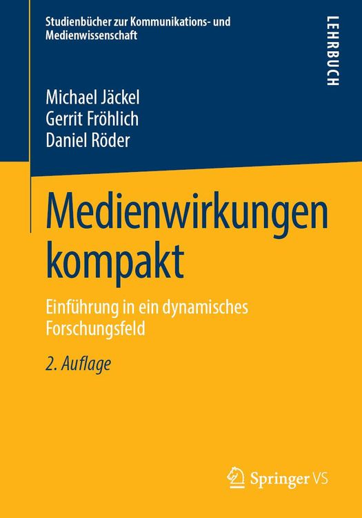 Bild vom Artikel Medienwirkungen kompakt vom Autor Michael Jäckel