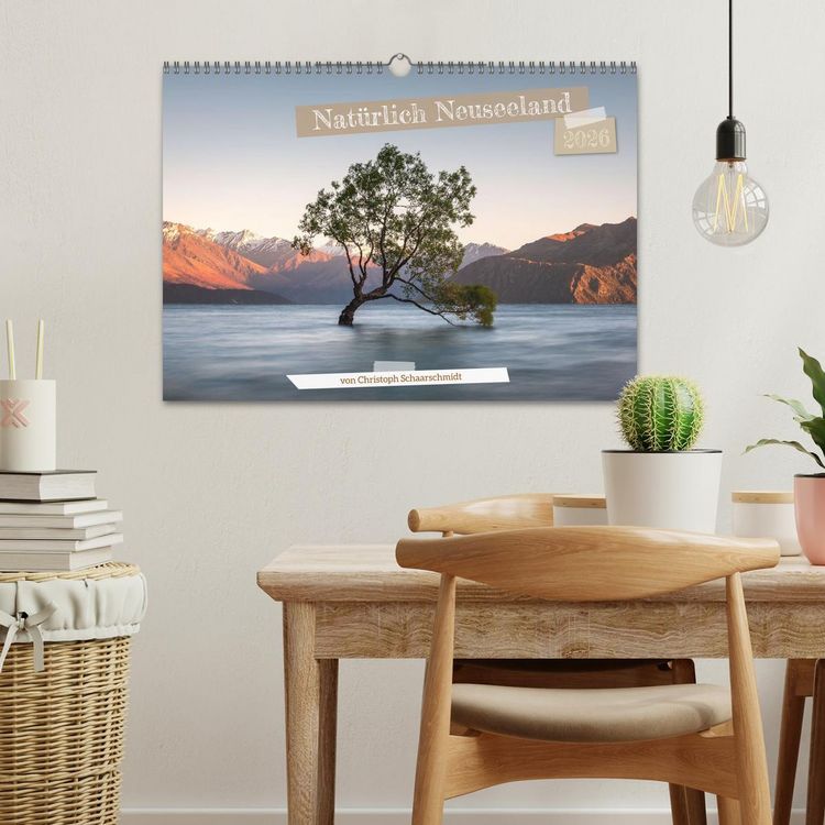 Produktbild: Nat&uuml;rlich Neuseeland (Wandkalender 2026 DIN A3 quer), CALVENDO Monatskalender