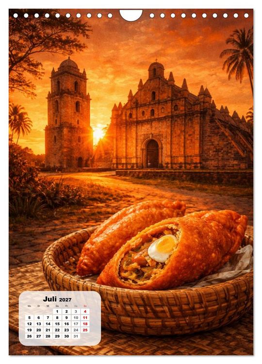 Produktbild: Philippinen - Eine Schlemmerreise durch die Perle des Orients (Wandkalender 2027 DIN A4 hoch), CALVENDO Monatskalender