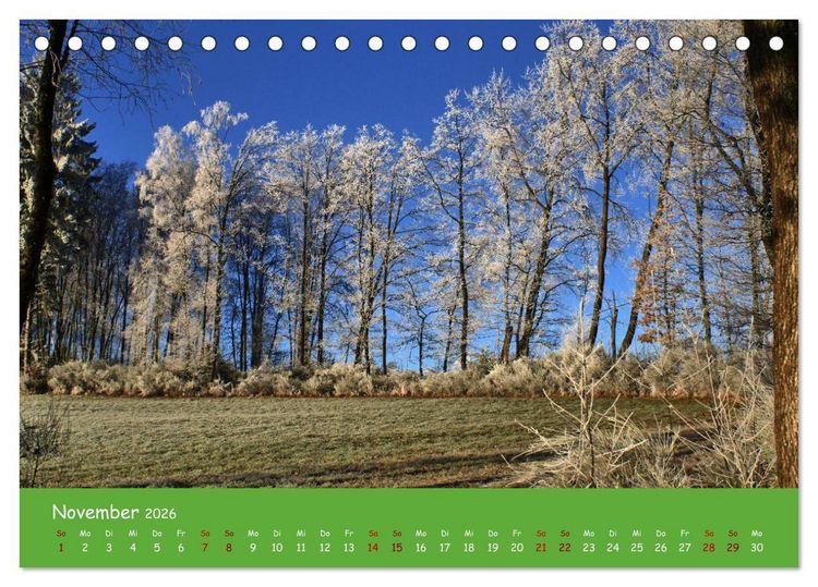 Produktbild: Bergisches Land (Tischkalender 2026 DIN A5 quer), CALVENDO Monatskalender