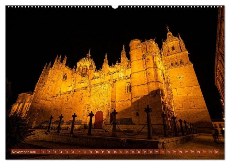 Produktbild: Salamanca - Eine Perle Spaniens (hochwertiger Premium Wandkalender 2026 DIN A2 quer), Kunstdruck in Hochglanz