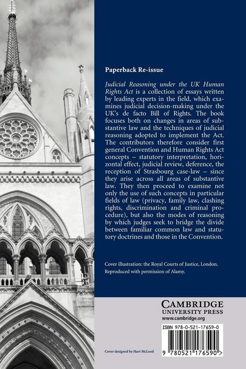 Produktbild: Judicial Reasoning Under the UK Human Rights ACT