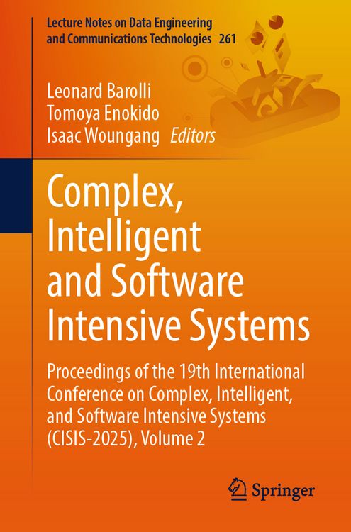 Produktbild: Complex, Intelligent and Software Intensive Systems