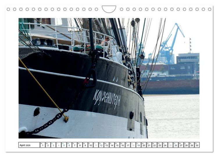 Produktbild: Segelspektakel in Bremerhaven. Die Sail (Wandkalender 2026 DIN A4 quer), CALVENDO Monatskalender