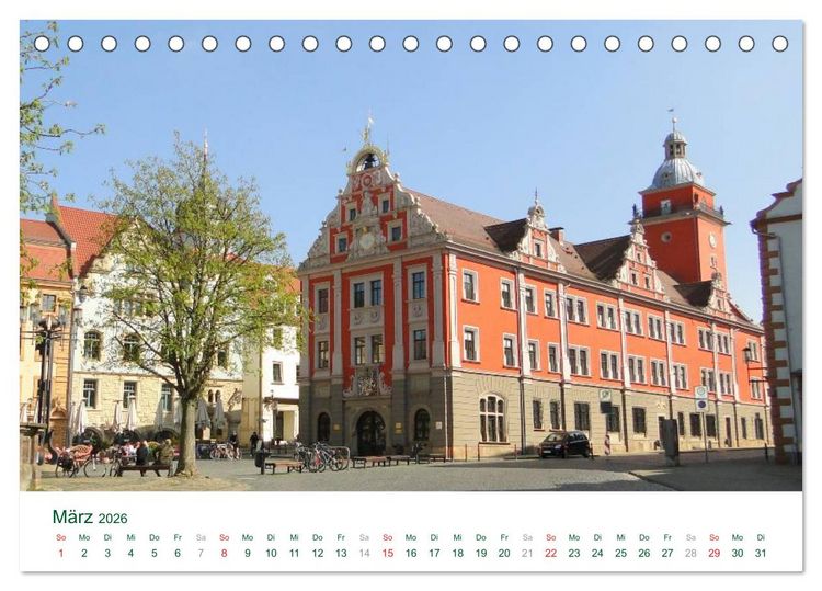 Produktbild: Residenzstadt GOTHA (Tischkalender 2026 DIN A5 quer), CALVENDO Monatskalender