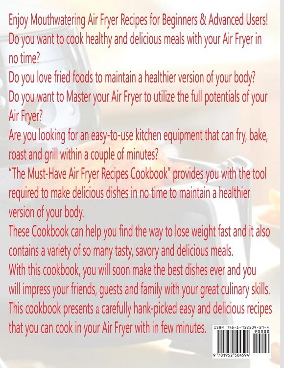 Produktbild: The Must-Have Air Fryer Cookbook