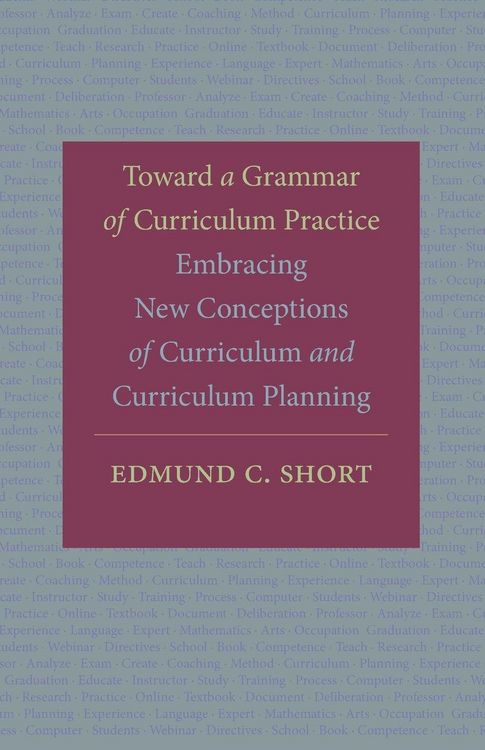 Produktbild: Toward a Grammar of Curriculum Practice