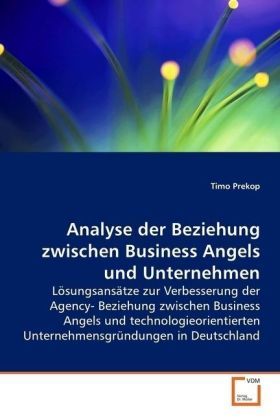 Produktbild: Prekop, T: Analyse der Beziehung zwischen Business Angels un