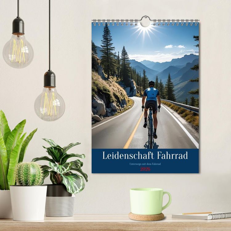 Produktbild: Leidenschaft Fahrrad (Wandkalender 2026 DIN A4 hoch), CALVENDO Monatskalender