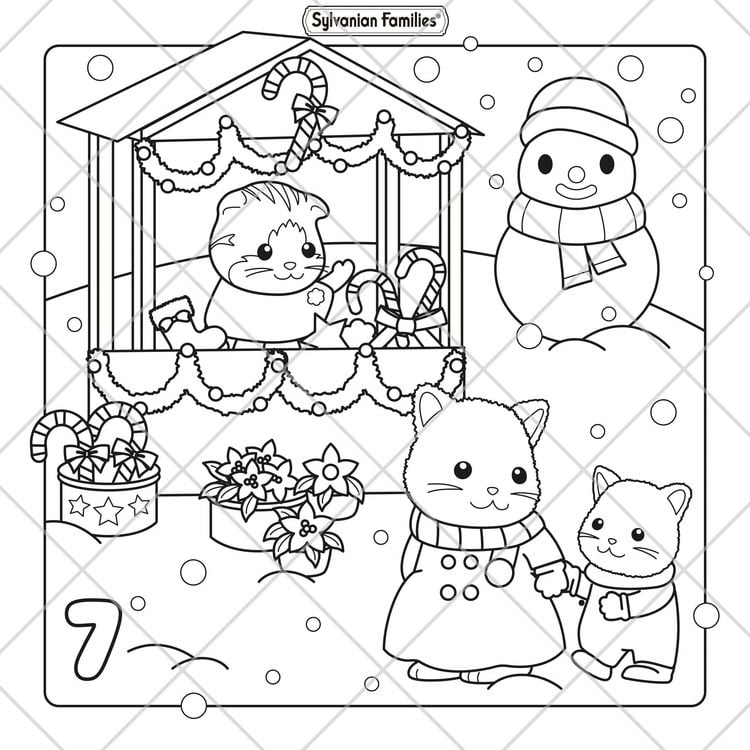 Produktbild: Sylvanian Families Cosy Christmas