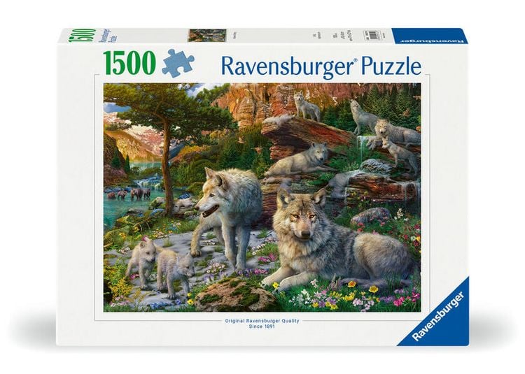 Bild vom Artikel Ravensburger 12000719 - Wolfsrudel im Frühlingserwachen vom Autor 