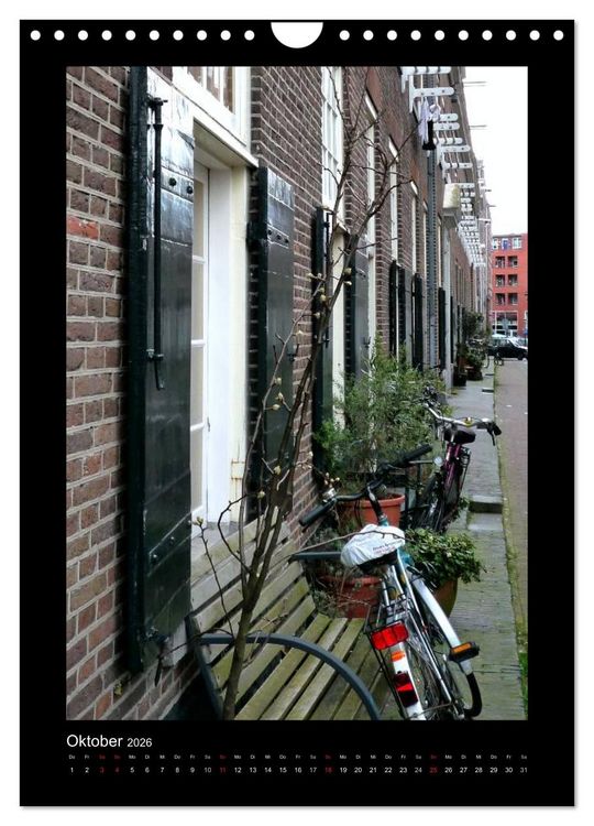 Produktbild: Amsterdam (Wandkalender 2026 DIN A4 hoch), CALVENDO Monatskalender