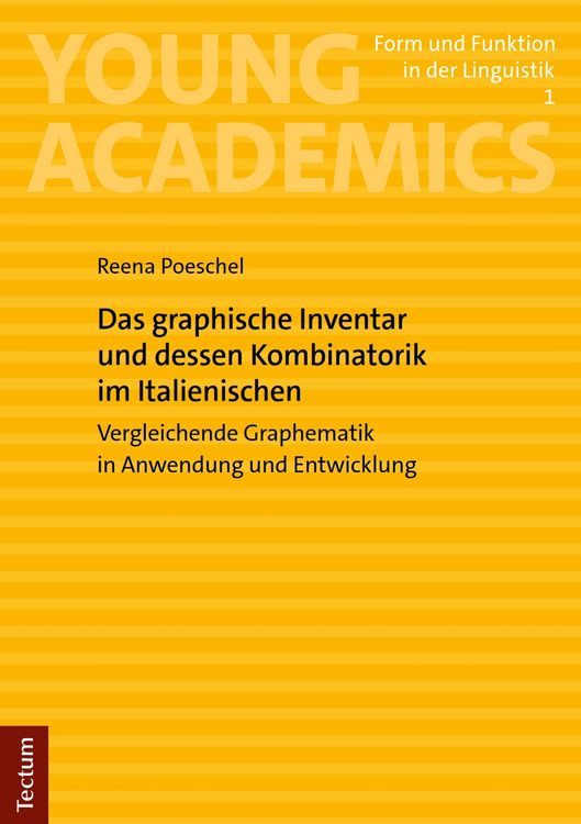Produktbild: Das graphische Inventar und dessen Kombinatorik im Italienischen