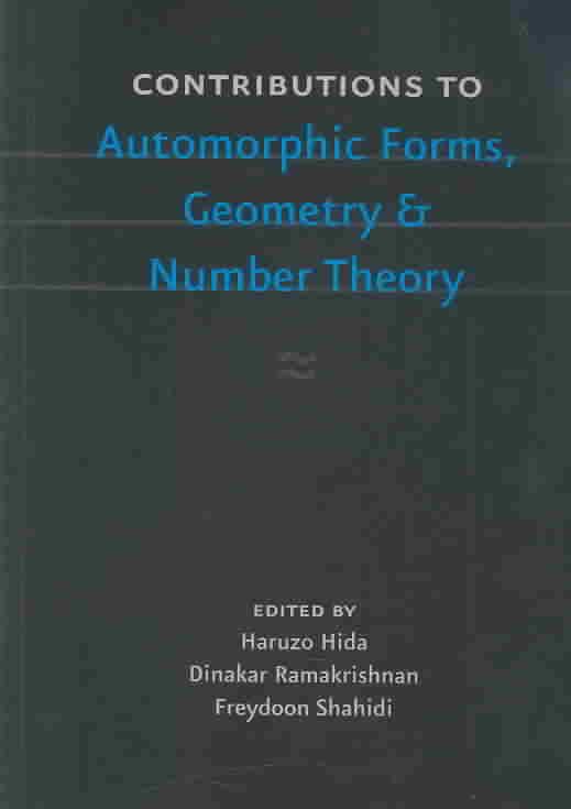 Produktbild: Contributions to Automorphic Forms, Geometry, and Number The